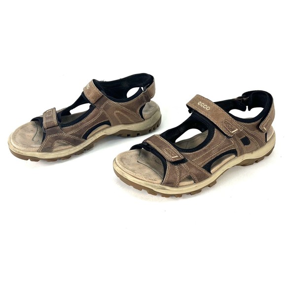Ecco Yucatan Men\'s Size 47 13-13.5 Brown Leather Strappy Hiking Outdoor Sandals main image 7